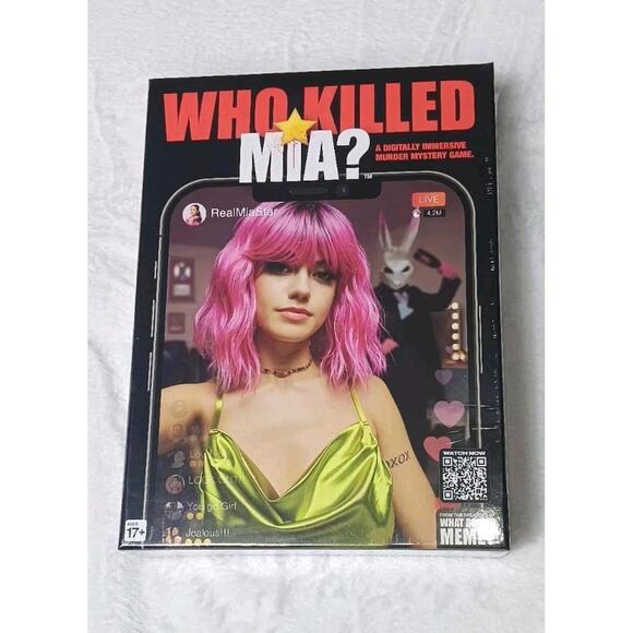 Other - NWT! Who Killed Mia? A Digitally Immersive Murder Mystery Game Family Game Night
